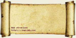 Dimitrije Stranjaković vizit kartica